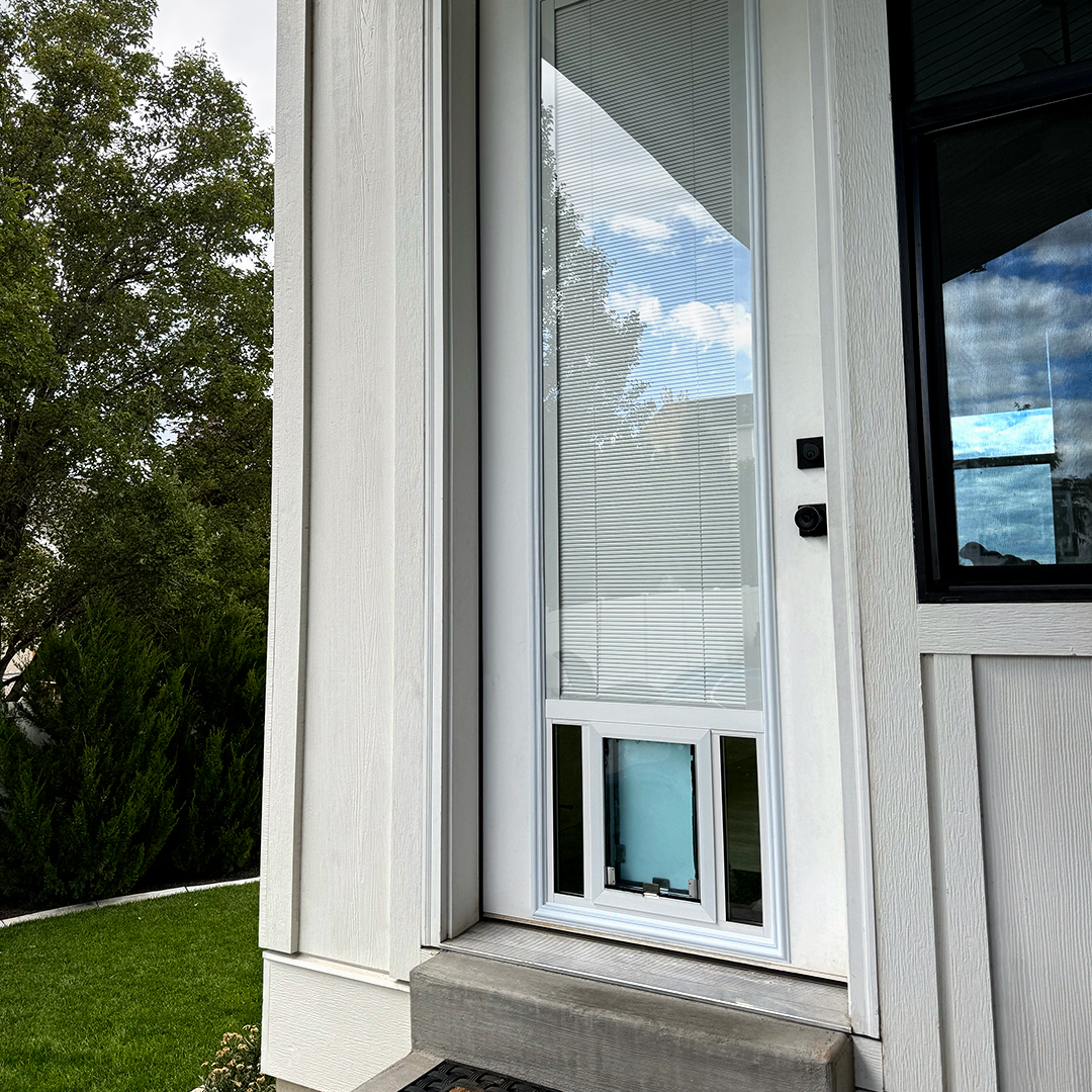 Glass Door With Hale Pet Door