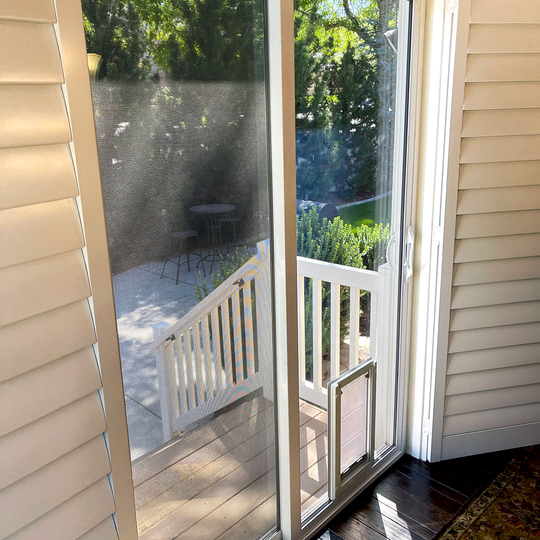 Sliding Glass Door With Endura Flap Pet Door