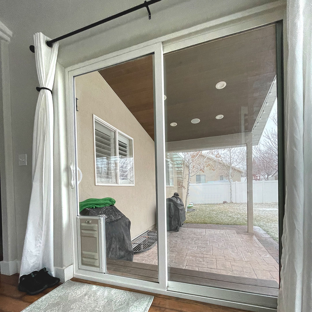 Sliding Glass Door With Endura Flap Pet Door