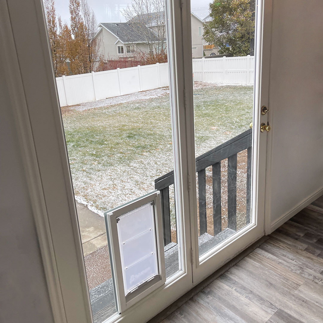Sliding Glass Door With Endura Flap Pet Door