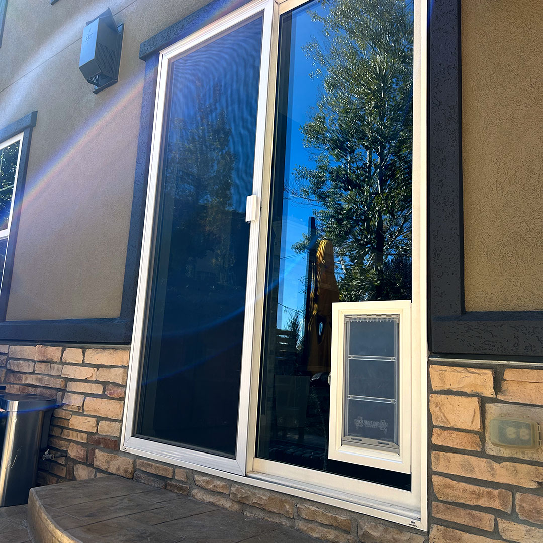 Sliding Glass Door With Endura Flap Pet Door