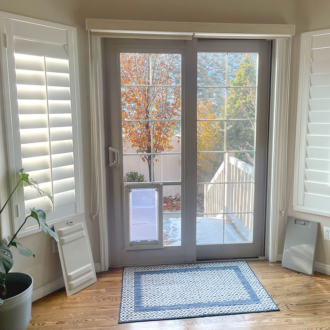 Sliding Glass Door With Endura Flap Pet Door