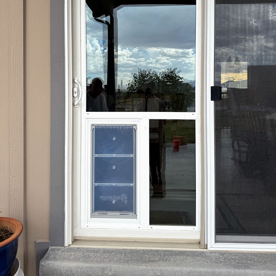Sliding Glass Door With Endura Flap Pet Door
