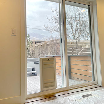 Sliding Glass Door With Endura Flap Pet Door