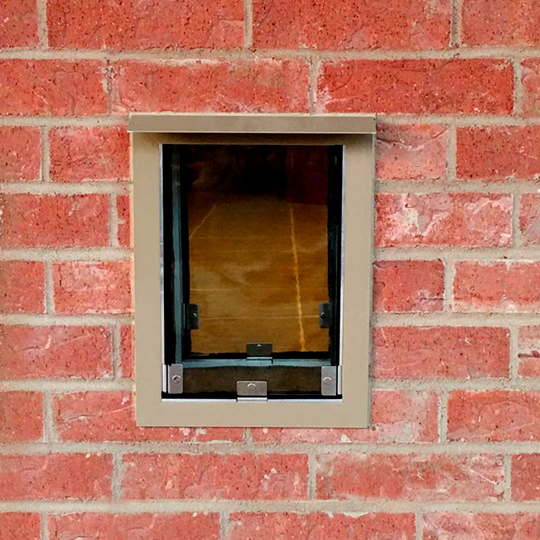 Wall Installation With Hale Pet Door