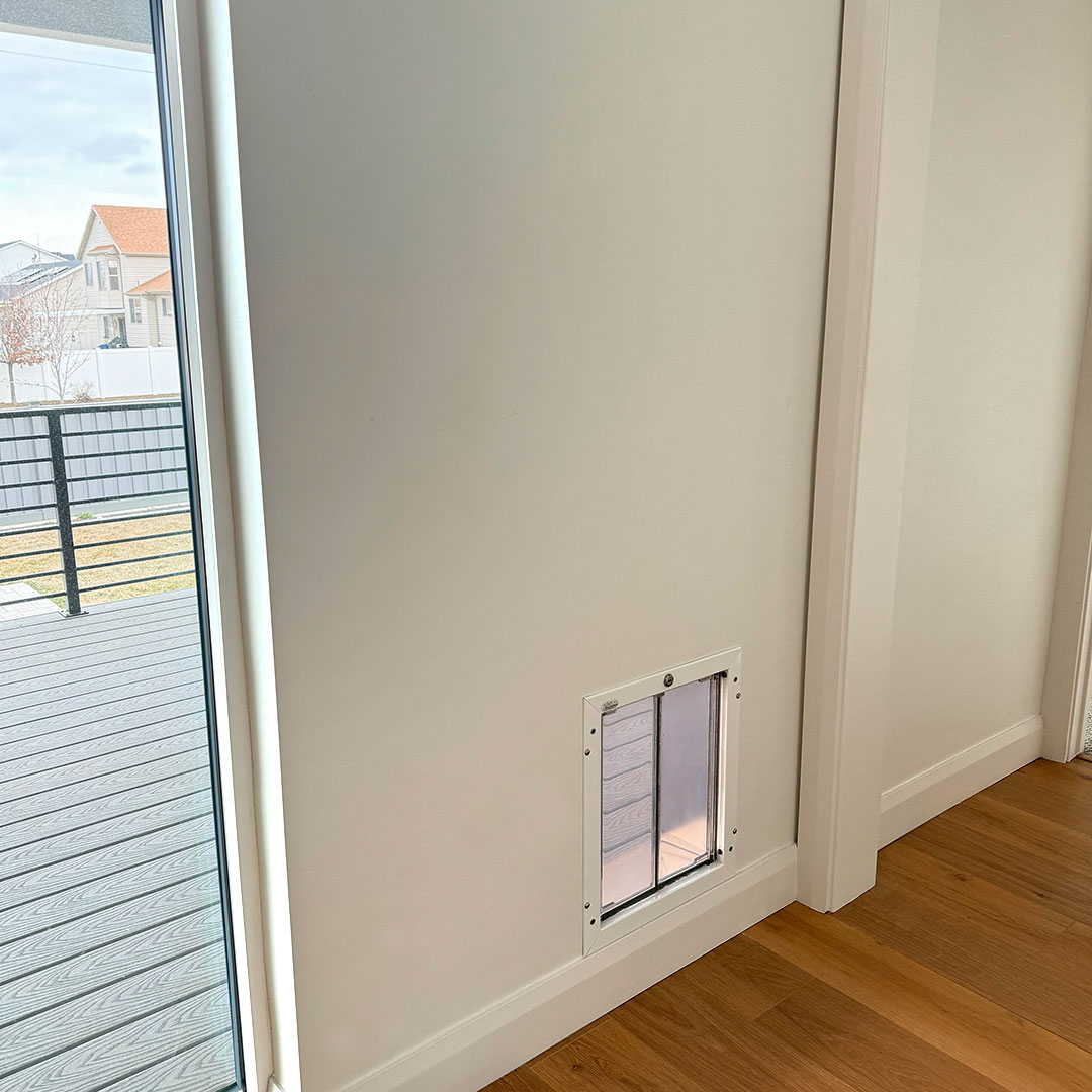 Wall Installation With PlexiDor Pet Door